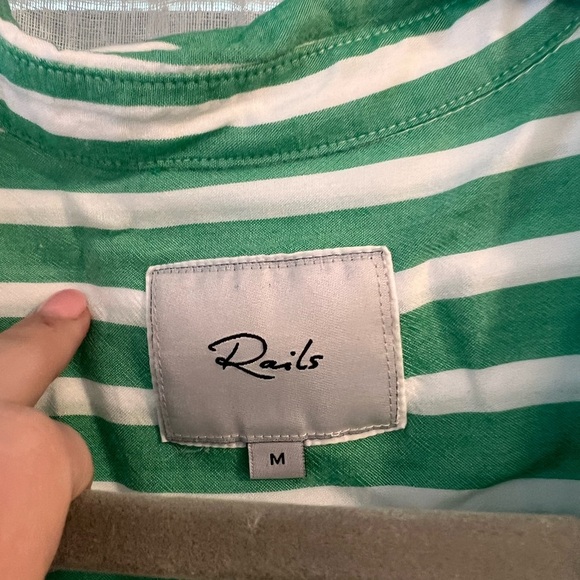 Rails Bella Top en Clover Stripe. A3 - Picture 3 of 5